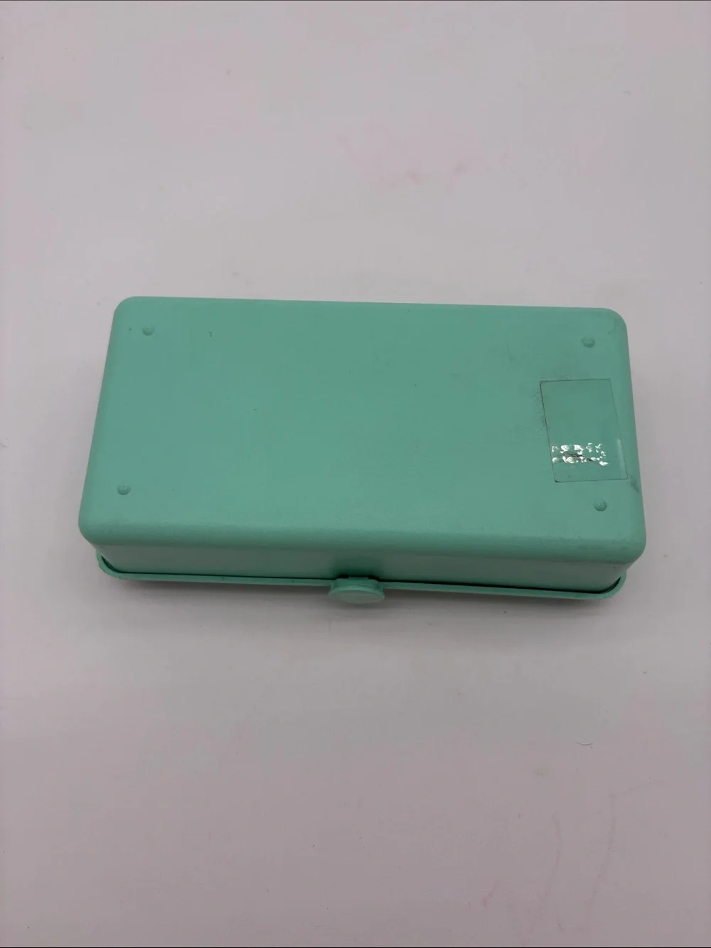Vintage 90s Teal Mint Caboodles Makeup Case Organizer Traveling BLEMISH